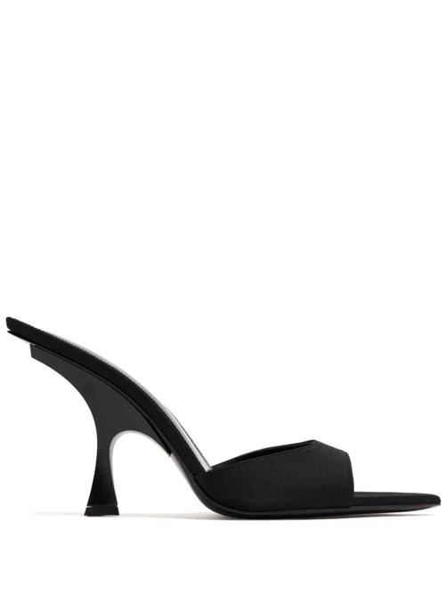 black peep toe pointed toe square open back single toe THE ATTICO | 241WS789V015100